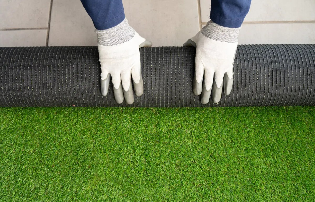 Old turf removal and replacement service